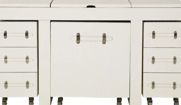 Mobile Trucco Diva Croco Bianco - KARE