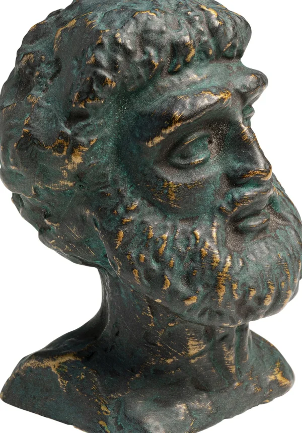 Oggetto decorativo / Statua "Bearded Man" Grey H11cm - KARE