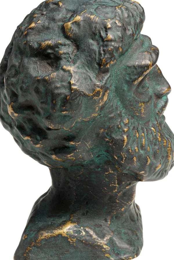 Oggetto decorativo / Statua "Bearded Man" Grey H11cm - KARE