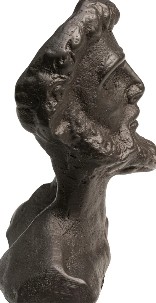 Oggetto decorativo / Statua "Bearded Man Anthracite" H11cm - KARE
