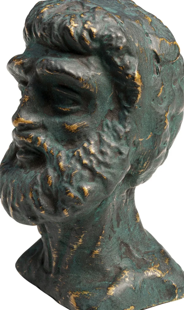 Oggetto decorativo / Statua "Bearded Man" Grey H11cm - KARE