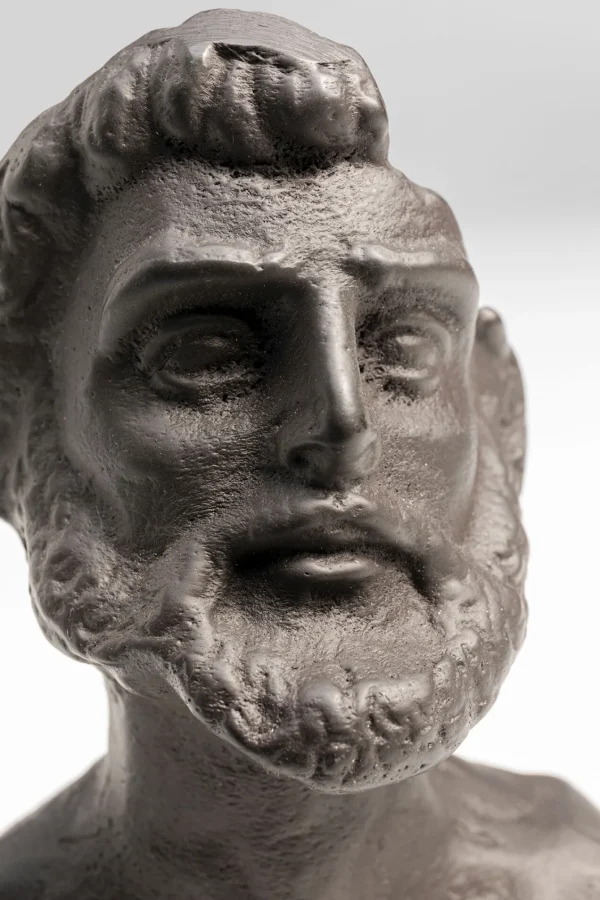 Oggetto decorativo / Statua "Bearded Man Anthracite" H11cm - KARE