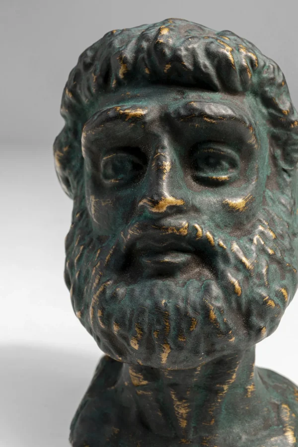Oggetto decorativo / Statua "Bearded Man" Grey H11cm - KARE