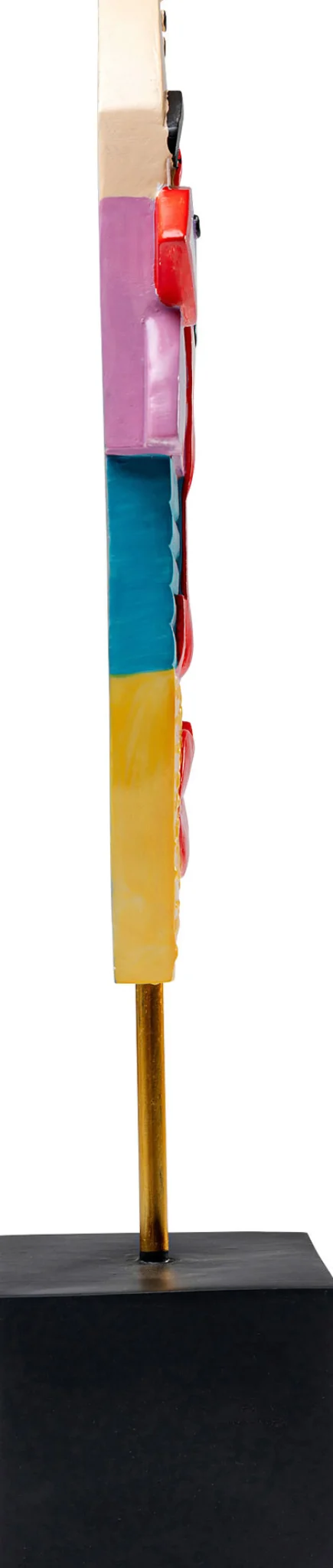 Oggetto decorativo Abstract Face multicolore 52cm - KARE