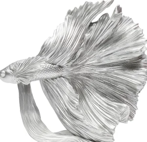 Oggetto Decorativo Betta Fish Argento Piccolo - KARE