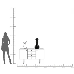 Oggetto decorativo Chess Queen 60cm - KARE