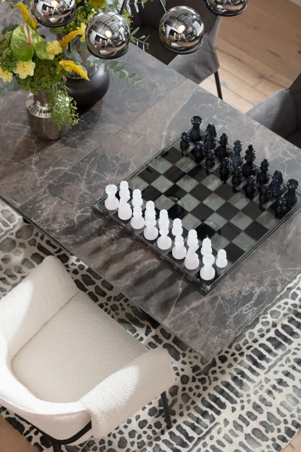 Oggetto decorativo Chess trasparente 60x60cm - KARE