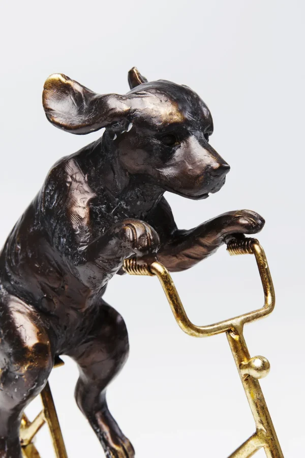 Oggetto Decorativo Dog With Bicycle - KARE