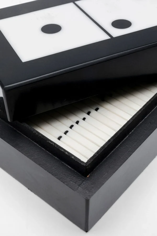 Oggetto decorativo Domino nero/bianco 14x5cm - KARE