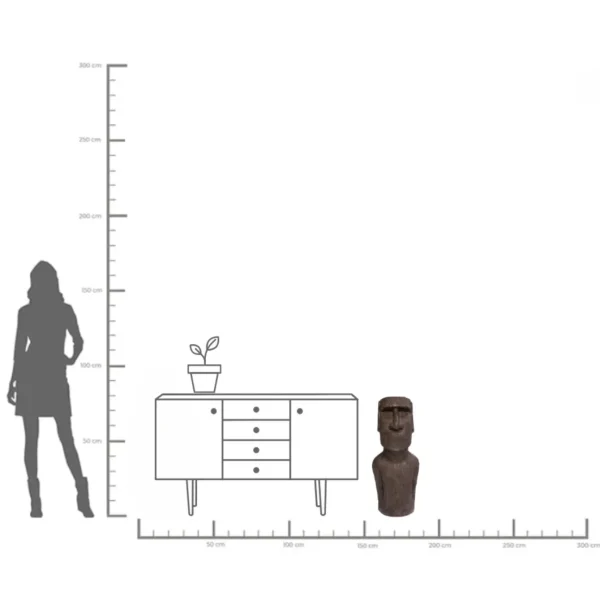 Oggetto Decorativo Easter Island 80cm - KARE
