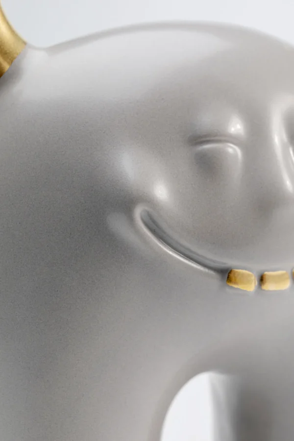 Oggetto decorativo Funny Teeth grigio 15cm - KARE