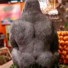 Oggetto Decorativo Monkey Gorilla Side XL Nero - KARE