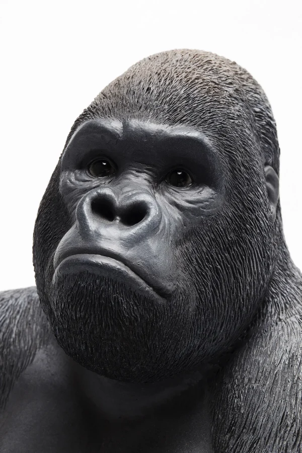 Oggetto Decorativo Monkey Gorilla Side Medio Nero - KARE