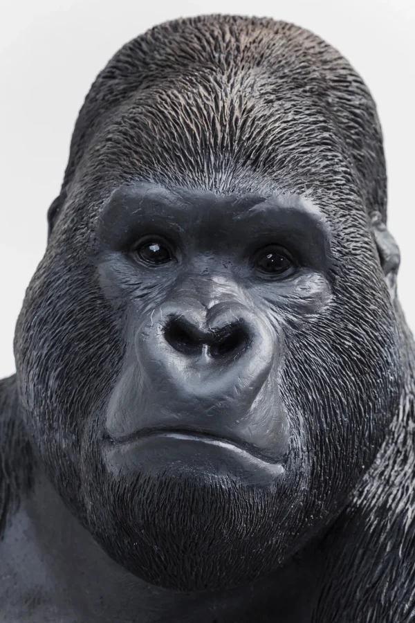Oggetto Decorativo Monkey Gorilla Side XL Nero - KARE