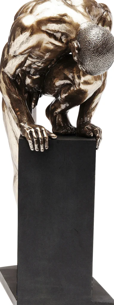 Oggetto decorativo Nude Man Stand rame 35cm - KARE