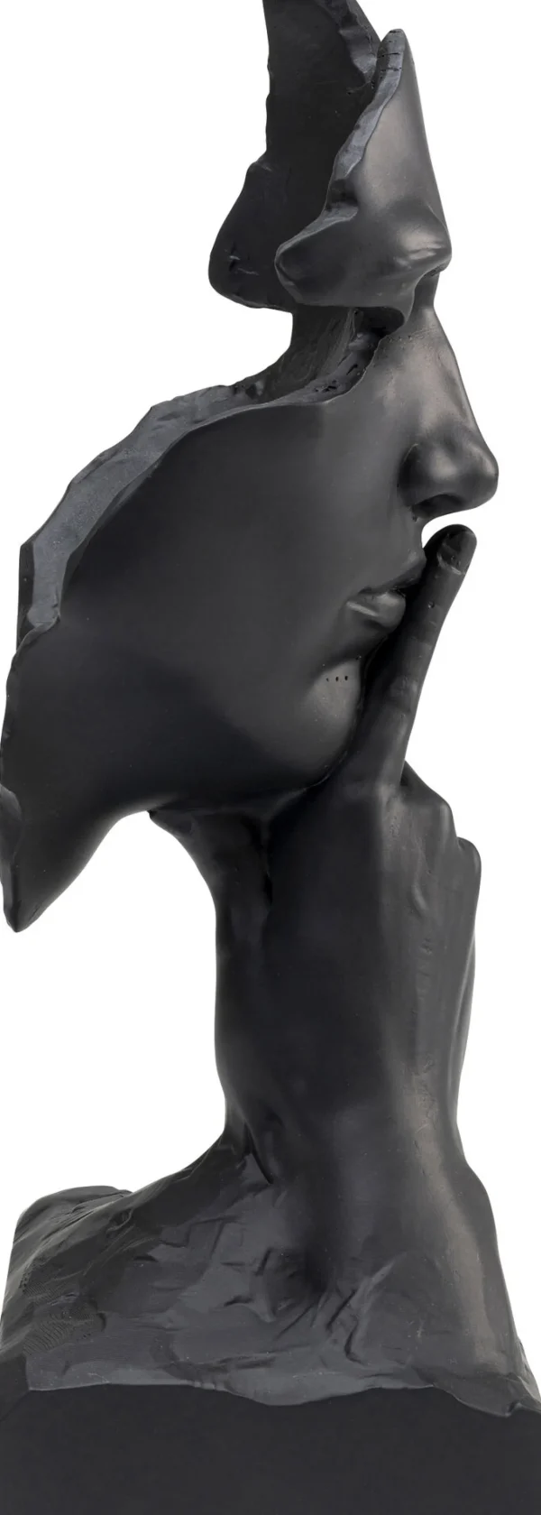 Oggetto decorativo Quiet Face nero 31cm - KARE