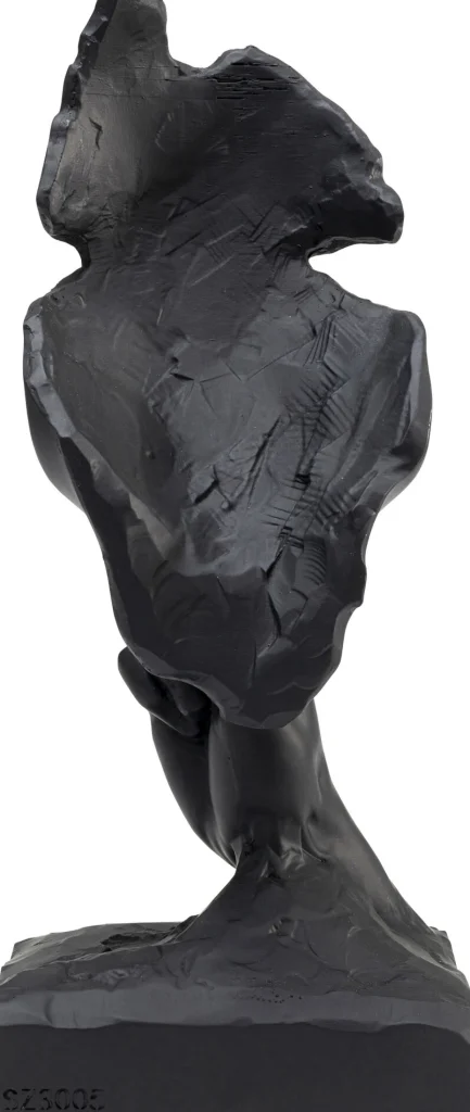 Oggetto decorativo Quiet Face nero 31cm - KARE