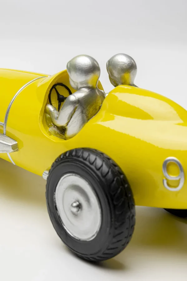 Oggetto decorativo Racing Car giallo 9cm - KARE