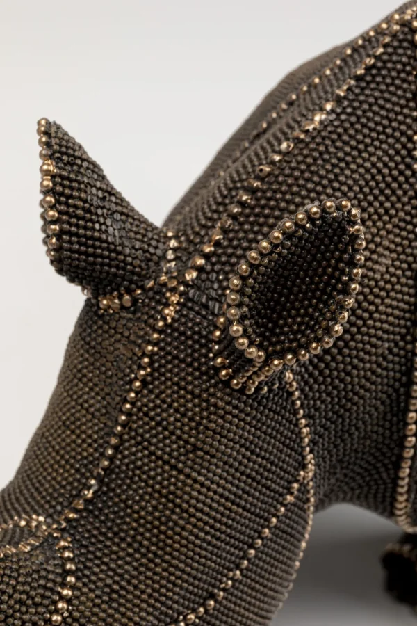 Oggetto decorativo Rinocerente Rivets PEARLS 25 - KARE