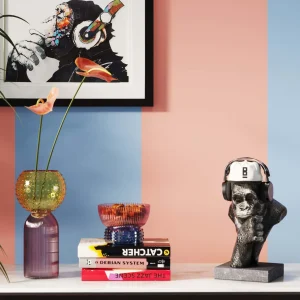 Oggetto decorativo Thinking Gorilla Head 49cm - KARE