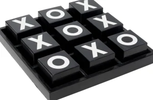 Oggetto decorativo Tic Tac Toe nero/bianco - KARE