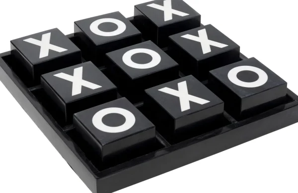 Oggetto decorativo Tic Tac Toe nero/bianco - KARE
