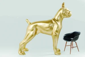 OGGETTO DECORATIVO TOTO XL ORO - KARE