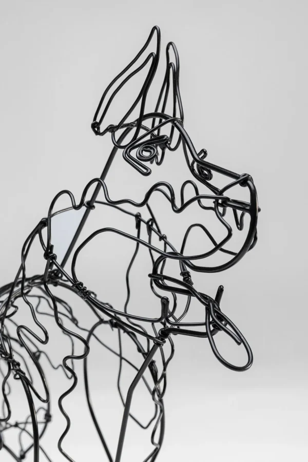 Oggetto decorativo Wire Attack Dog 36cm - KARE