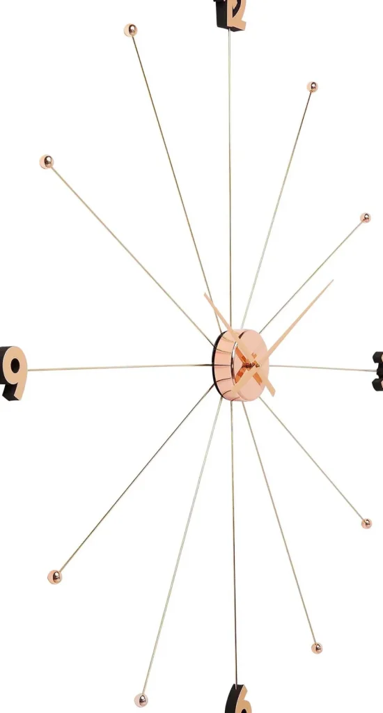 Orologio Da Parete Like Umbrella Oro Rosa - KARE