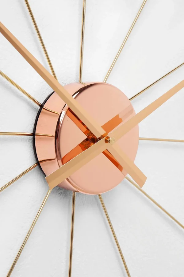Orologio Da Parete Like Umbrella Oro Rosa - KARE