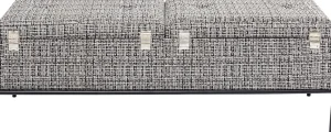 PANCA BUTTONS STORAGE BIANCO&NERO GRANDE - KARE