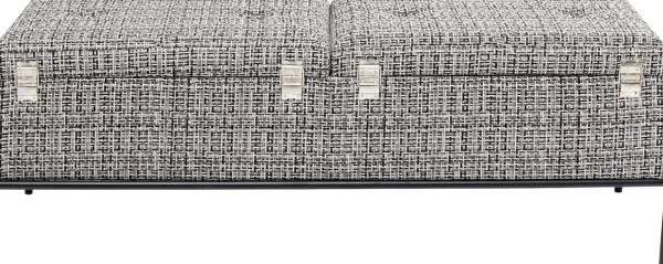 PANCA BUTTONS STORAGE BIANCO&NERO GRANDE - KARE