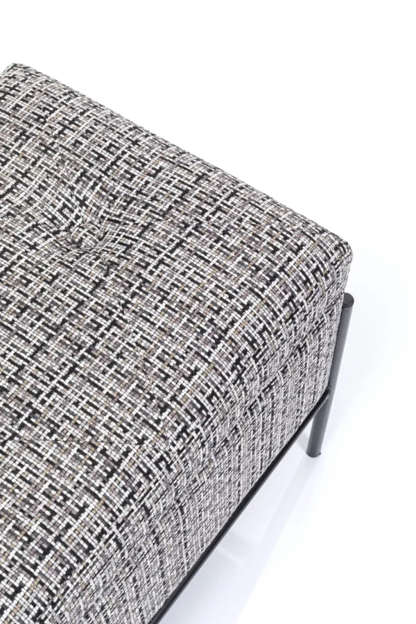 Panca Buttons Storage Bianco&Nero Piccolo - KARE