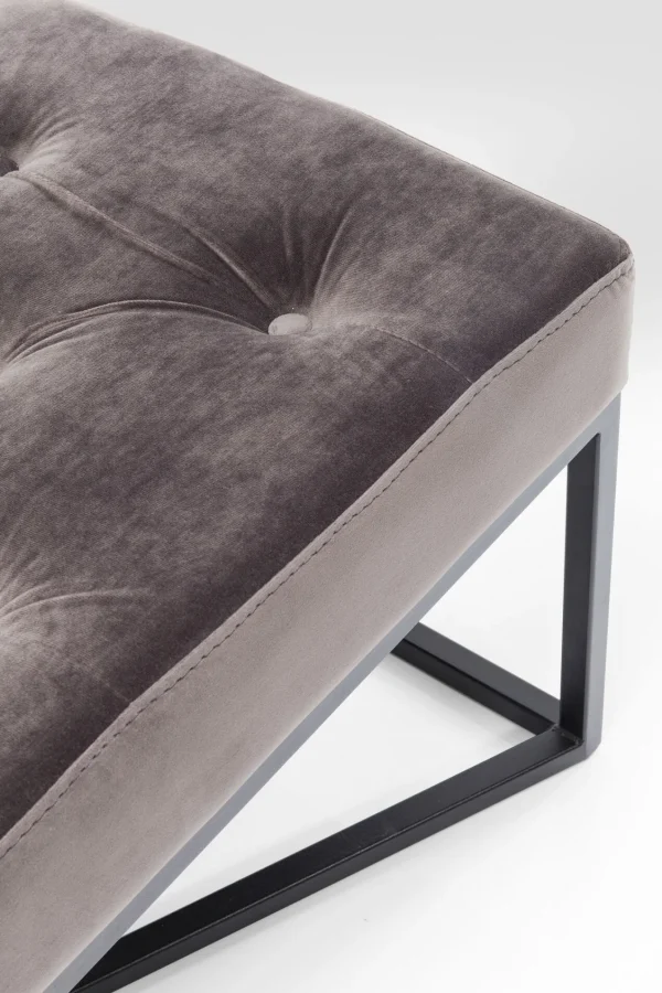 PANCA CROSSOVER GRIGIO/NERO 150X40CM - KARE