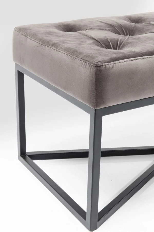 PANCA CROSSOVER GRIGIO/NERO 150X40CM - KARE