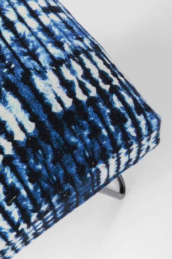 Panca Desna Patchwork blu 80cm - KARE