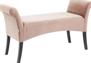 Panca Imbottita Motley Velluto Rosa - KARE