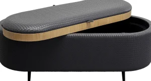 Panca Venezia Storage Black 100cm - KARE