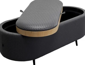 Panca Venezia Storage Black 100cm - KARE