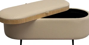 Panca Venezia Storage Crema 100cm - KARE