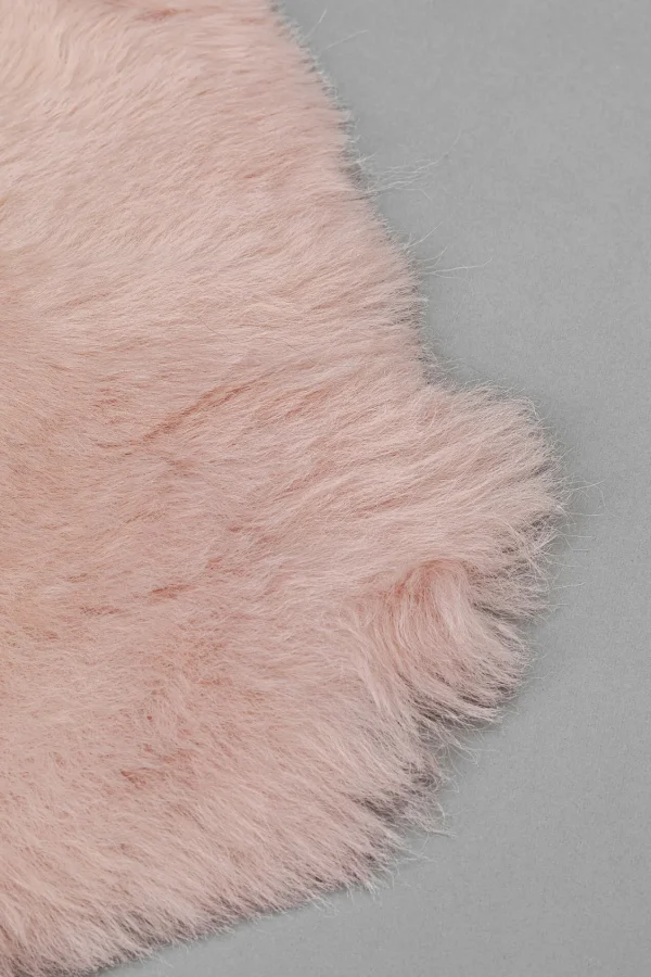 Pelle di agnello Heidi rosa 85x65cm - KARE