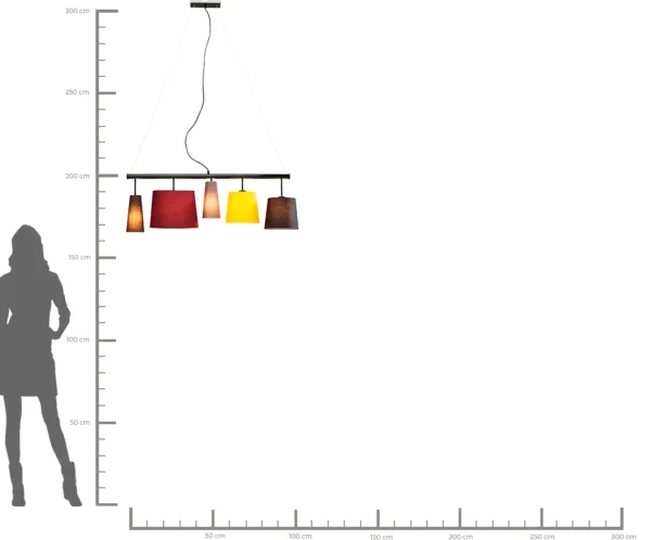 Pendant Lamp Parecchi Colore 100cm - KARE