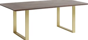 Piano Tavola bordo smussato scuro 180x90 - KARE