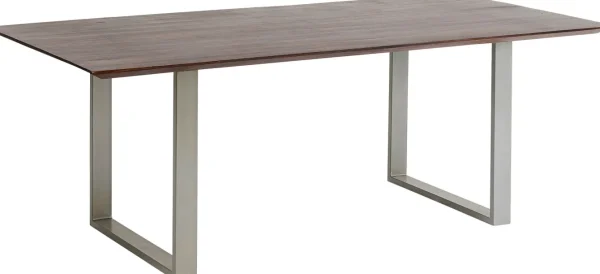 Piano Tavola bordo smussato scuro 160x80 - KARE