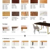 Piano Tavola bordo vivo scuro 160x80 - KARE