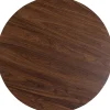 Piano tondo in MDF impiallacciato noce Ø80 cm - KARE