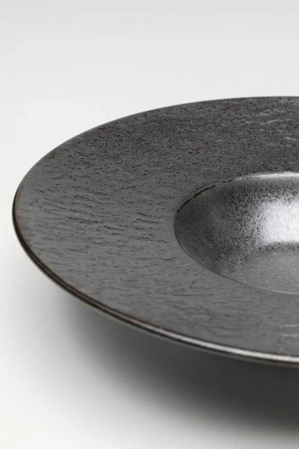 Piatto fondo Cosmos Nero Ø27cm - KARE