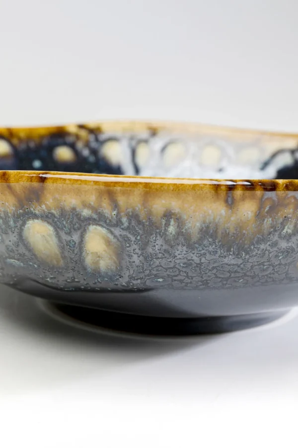 Piatto fondo Lio blu scuro Ø20cm - KARE