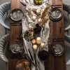 Piatto Savannah marrone/grigio opaco Ø20cm - KARE