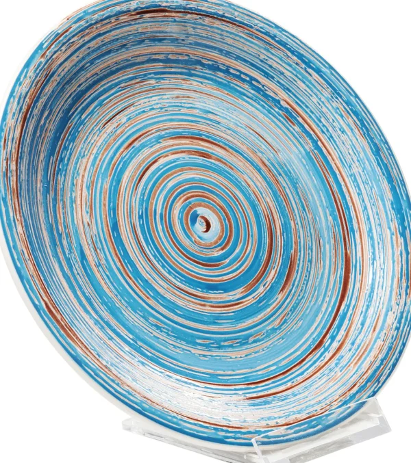 Piatto Swirl Blu Ø19cm - KARE